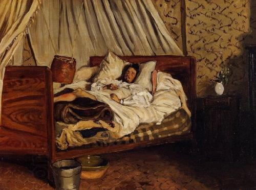 Frederic Bazille Monet after His Accident at the Inn of Chailly China oil painting art